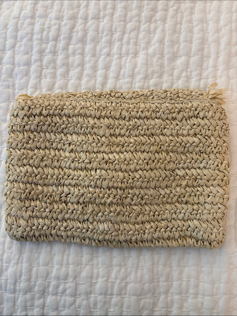 J. Crew raffia bag! - Picture 3 of 5